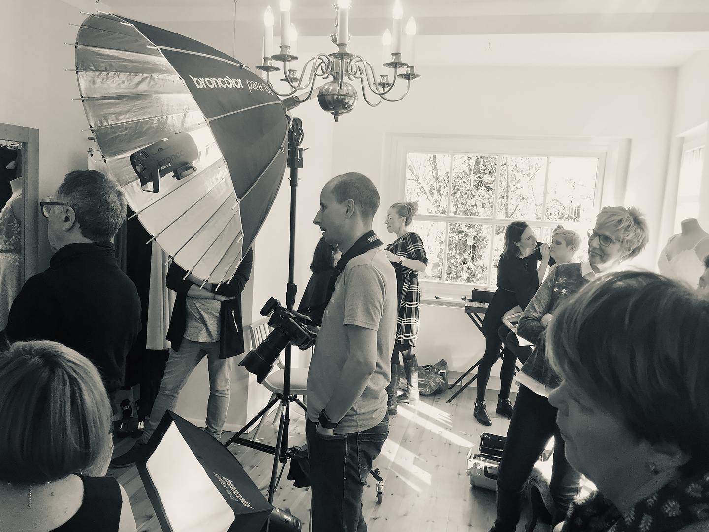 Fotoshooting im Atelier