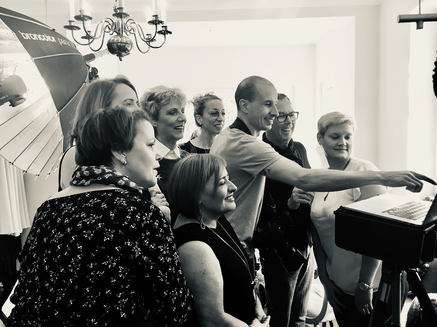 Fotoshooting im Atelier