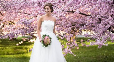 fleurs roses 1 - Brautkleider Erfurt 2017